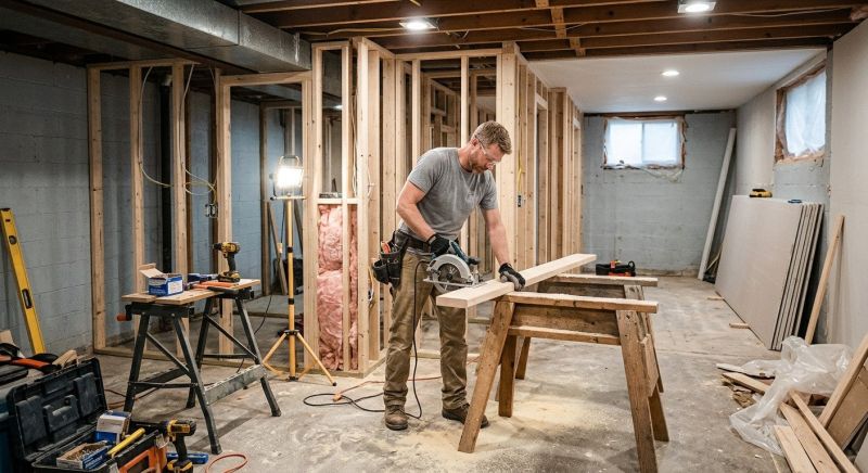 Basement Conversion in Alpharetta, GA