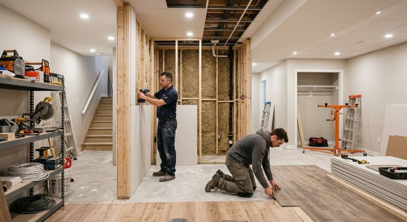 Basement Finishing Service in Alpharetta, GA