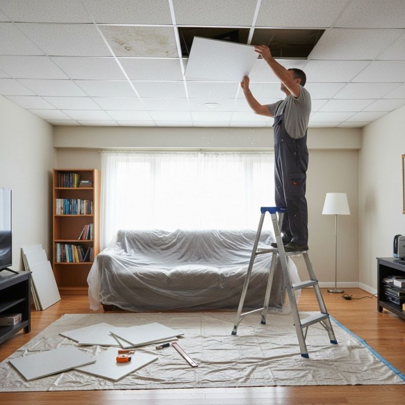 Ceiling Panel Repair in Longmont, CO