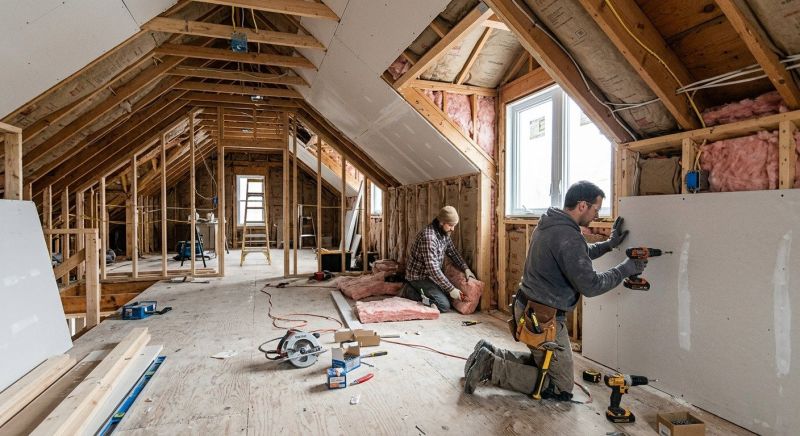 Attic Apartment Construction in Alpharetta, GA