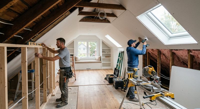 Attic Apartment Construction in Alpharetta, GA