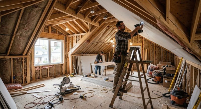 Attic Finishing in Alpharetta, GA