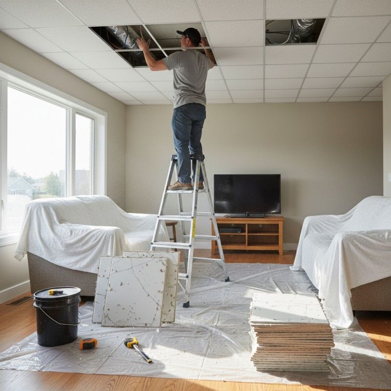 Ceiling Panel Repair in Arvada, CO