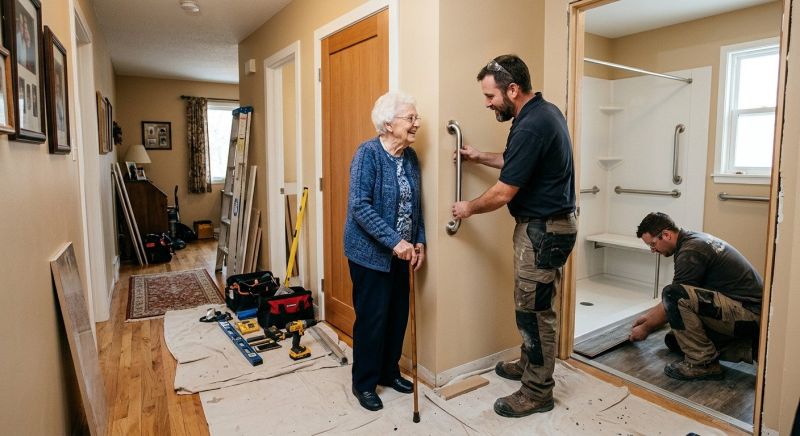 Elderly Bathroom Renovation in Alpharetta, GA