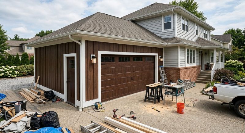 Garage Addition Construction in Alpharetta, GA