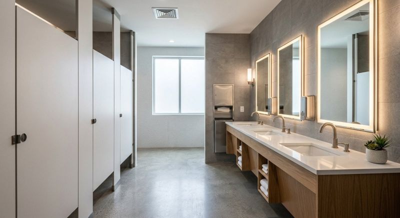 Industrial Bathroom Renovation in Charleston, SC