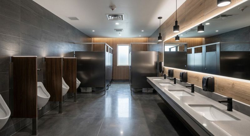 Industrial Bathroom Renovation in North Charleston, SC