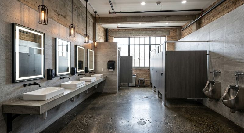 Industrial Bathroom Renovation in Denver, CO