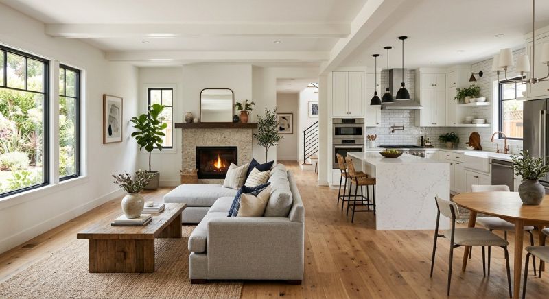 Living Room Renovation in Denver County, CO