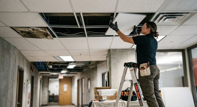 Suspended Ceiling Repair in Boulder, CO